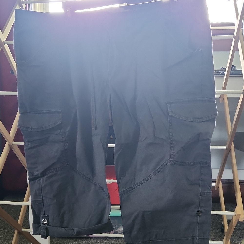 Womens Grey Shorts